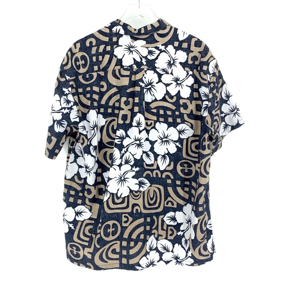 Aloha Days Hawaiian Aloha Print Button Up Top XL - Picture 3 of 5